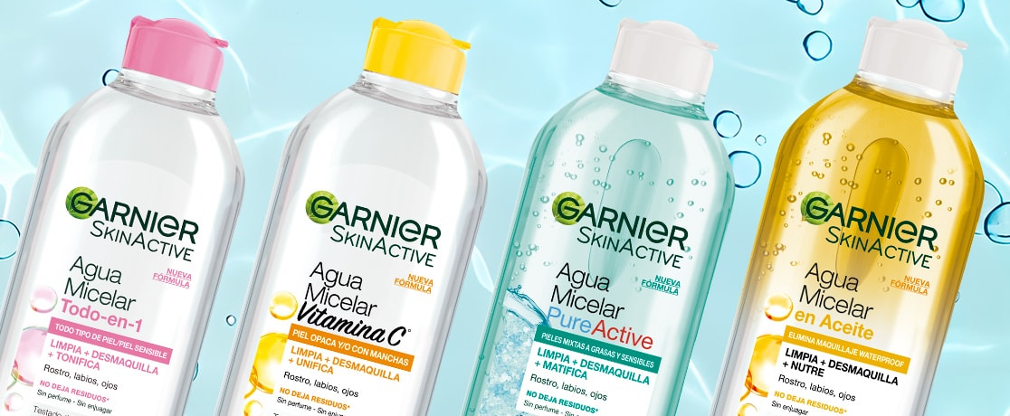 agua micelar garnier